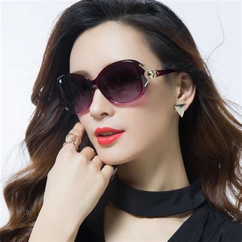 2018 New Polarized Round Face Ladies Sunglasses Female Tide Stars Anti Uv Glasses Big Face