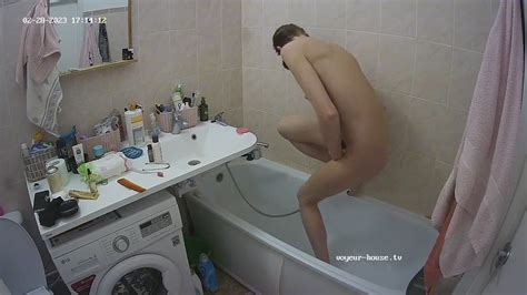 Watch Shower Girl Guest Girl Shower Feb 28 2023 Naked People With Tea Mint In Bathroom The