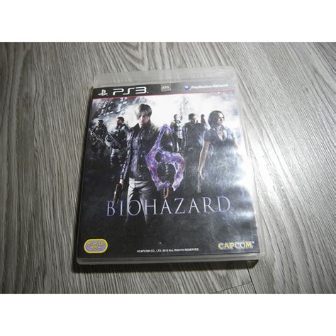 二手 【ps3】biohazard 6 惡靈古堡6 英文版 Playstation 3 遊戲片 蝦皮購物