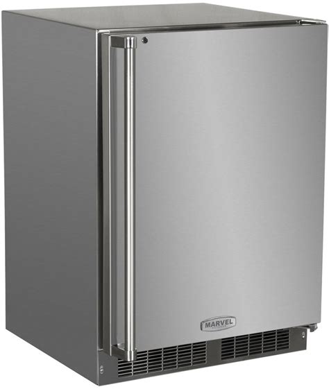 Marvel Mo24rfs2ls 24 Inch Outdoor Refrigerator With Freezer Compartment