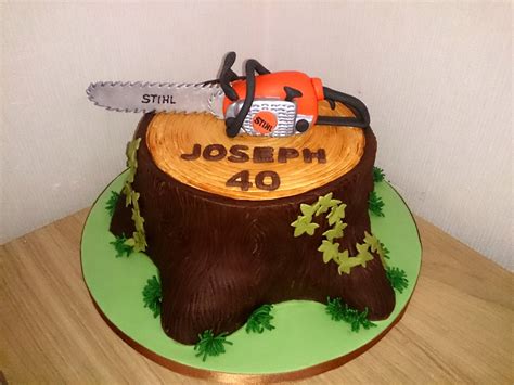 Tree Surgeons Novelty Birthday Cake Susie S Cakes