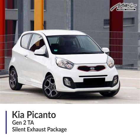 Kia Picanto Gen Ta Silent Exhaust Package Max Racing Exhaust