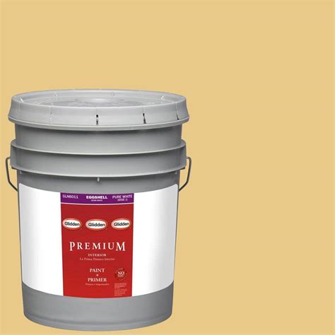 Glidden Premium Oz Hdgy Vintage Yellow Eggshell Interior Paint