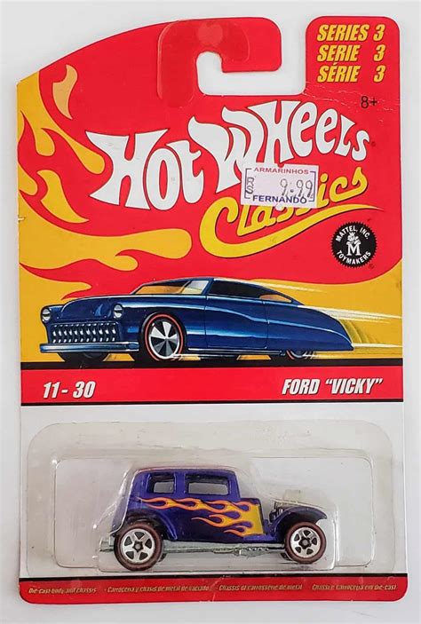 Embalagem Danificada Hot Wheels Classics Ford Vicky Universo