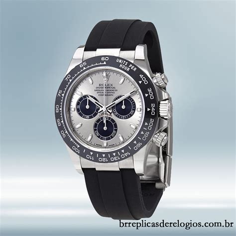 Rolex Daytona Masculino 116519LN 40mm Mostrador De A O Tom Prata As