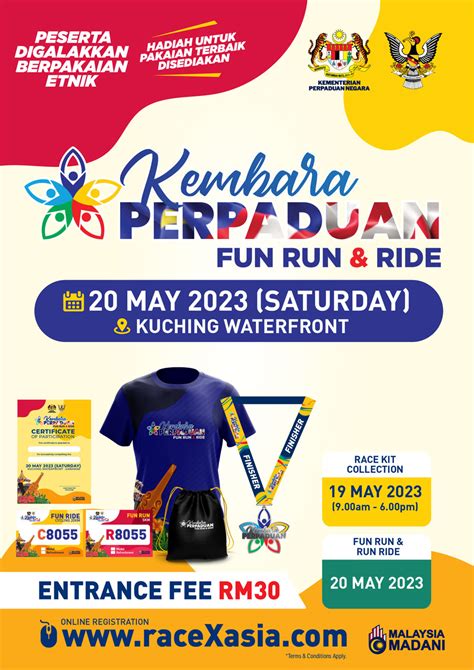 Kembara Perpaduan Fun Run And Ride Kuching Sarawak 2023 Racexasia