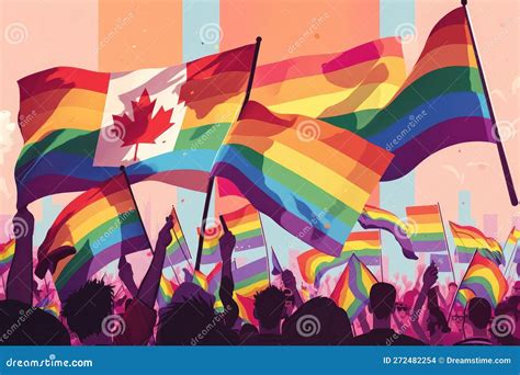 Celebrating Pride Lgbtqi Pride Event Generative Ai Stock Illustration