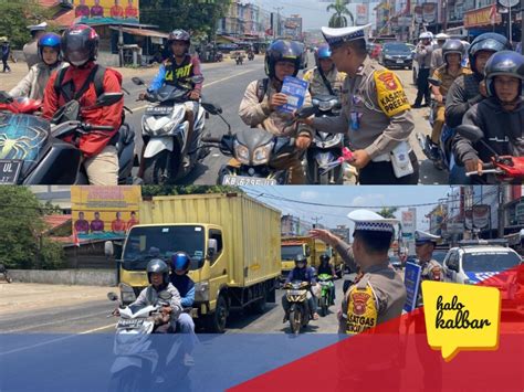 Selama Dua Hari Operasi Zebra Kapuas Mayoritas Pelanggar Pengendara