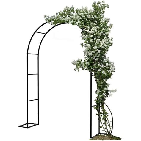 Haute Grande Arche Jardin en Métal Tonnelle Pergola en Métal Robuste