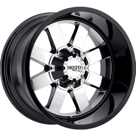 Moto Metal MO962 PVD Center Gloss Black Lip Tyrepower Australia