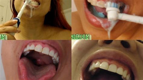 Tooth Brush And Mouth Tours Compilation Vol 1 Mizz Jades Findom