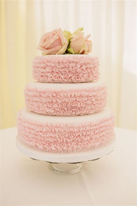 Pink Ruffle Cake Decorated Cake By Cake And Crumbles Emma Cakesdecor