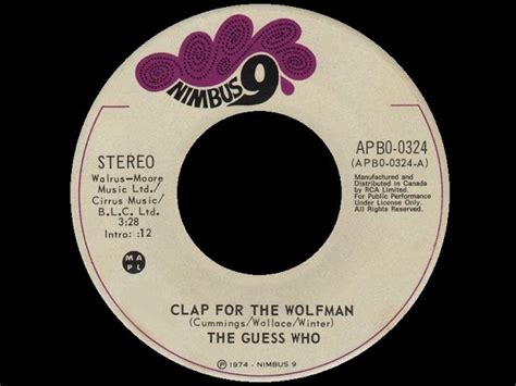 The Guess Who with Wolfman Jack • Clap for the Wolfman Chords - Chordify