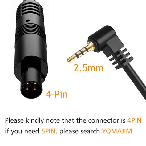 snapklikcom  pin dash cam cable ft mm male   pin backup