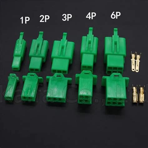 5 10 Set Green 28mm 1p 2p 3p 4p 6p 9p Automotive Electrical Wire Connector Male Female Cable