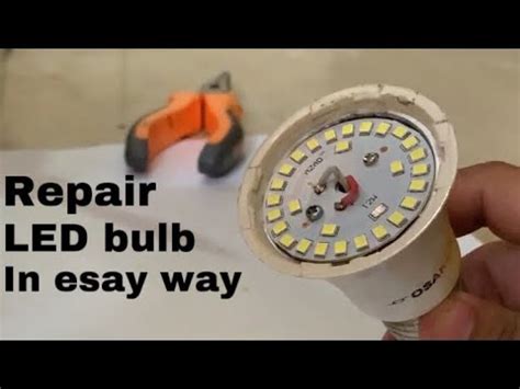 How To Repair Led Bulb At Home Home Repair Electronic Youtube