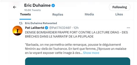 Bob le collabo 3 on Twitter Duhaime a tellement rien à dire qu i