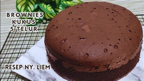 Resep Brownies Kukus Ny Liem Hanya Telur Super Lembut Dan Ter Coklat