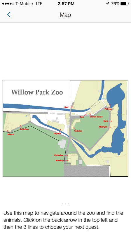 Willow Park Zoo Learning App - Michelle Muldowney-Stevens' Portfolio