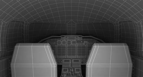 Business jet cockpit model - TurboSquid 1257285