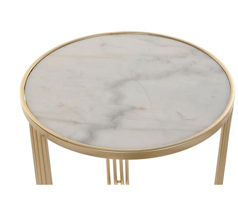 Set De Tables D Appoints En Marbre Et M Tal Bout De Canap