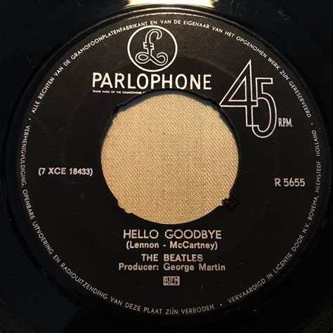 Org Beatles Hello Goodbye Parlophone Yahoo