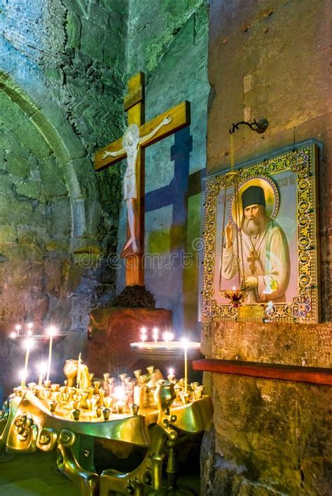 Interior of Svetitskhoveli Cathedral in Mtskheta, Georgia Stock Photo - Image of aragvi, travel ...