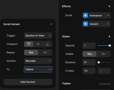 Framer Scroll Animations