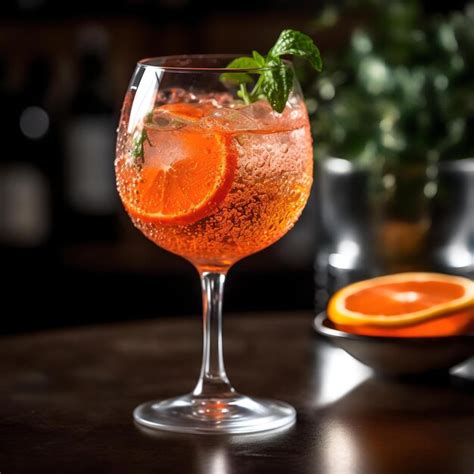 Premium AI Image | classic Aperol Spritz combining Aperol sparkling ...