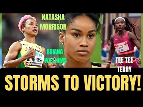 Natasha Morrison Briana Williams Storm To Victory In Padova Youtube