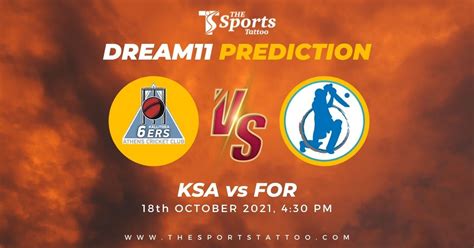 Ksa Vs For Dream Prediction Today Match Fancode Ecs T Corfu