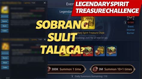 MIR4 Legendary Spirit Treasure Challenge Nakalegend Nanaman Tayo YouTube