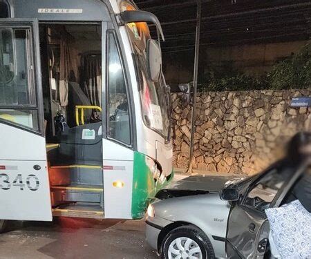 Homem rouba carro foge da polícia provoca acidente e acaba preso