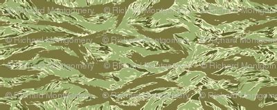 Desert Tiger Stripe Camo fabric - ricraynor - Spoonflower