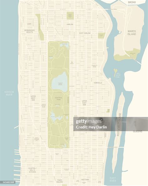 Upper Manhattan Map High-Res Vector Graphic - Getty Images