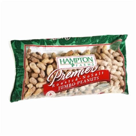 Hampton Farms Premier Roasted No Salt Jumbo Peanuts Pack Of 32 32