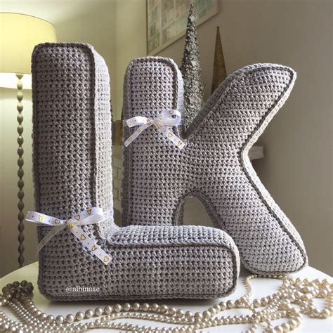 Crocheted Letter With Written Name Crochet Letters Crochet Letters Pattern Crochet Alphabet