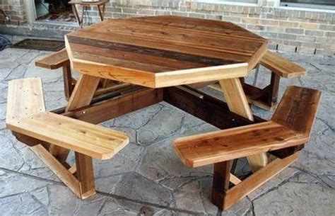 15 Fantastic Picnic Table Plans For Backyard