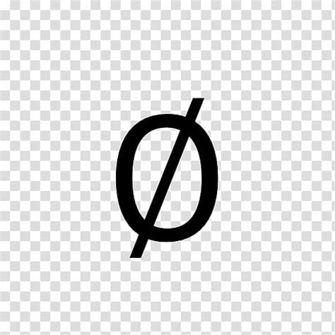 UTF 8 Empty Set Unicode Null Set Symbol Transparent Background PNG