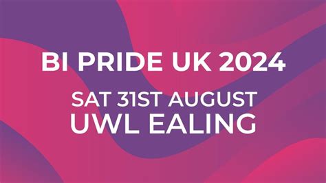 Bi Pride Uk 2024