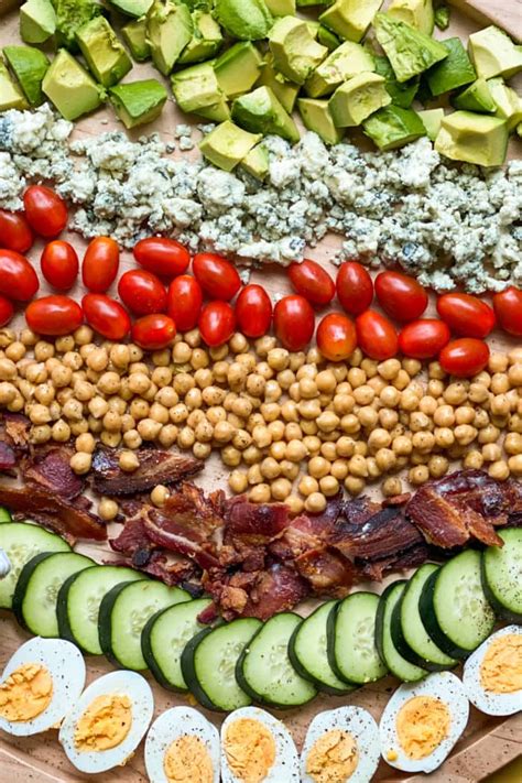 Chickpea Cobb Salad Board Reluctant Entertainer