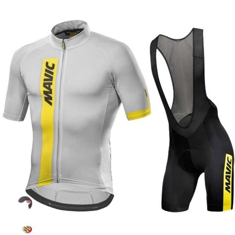 Conjunto Camisa E Bretelle De Ciclismo Mavic Mtb Em Roupa De