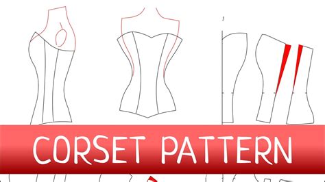 Corset Pattern How To Make A Corset Free Pattern Youtube