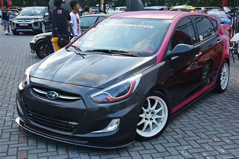 Hyundai Accent Hatchback On Display At Bumper To Bumper 15 Car Show