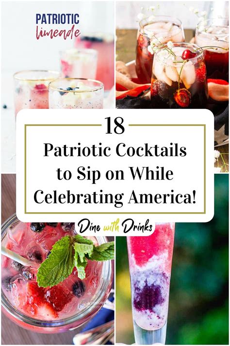 Patriotic Cocktails To Sip On While Celebrating America