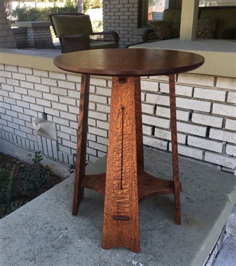 Classic Craftsman Round Table By PatrickRN LumberJocks