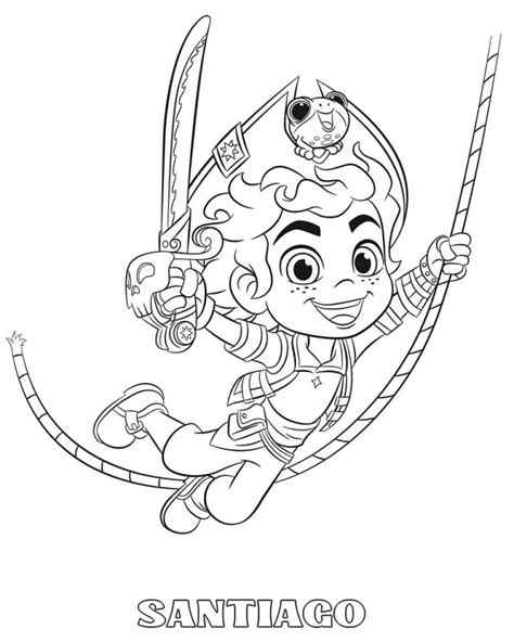 Santiago Of The Seas Coloring Pages | WONDER DAY — Coloring pages for ...