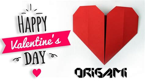 Origami Heart Tutorial Origami Valentines Day Youtube