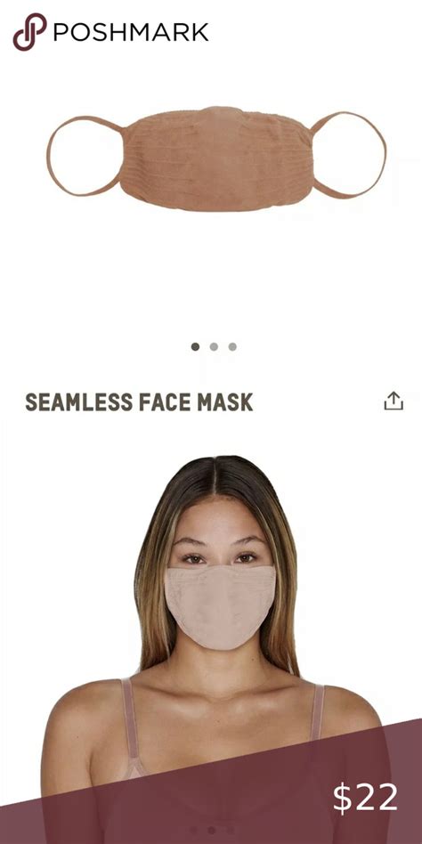 SKIMS Sienna Face Mask Kkw Seamless Brand New Face Mask Mask Seamless