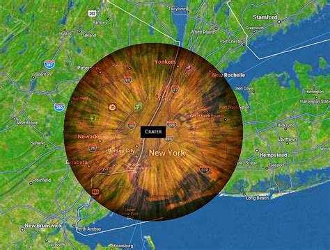 Apophis 2029 Asteroid Impact Map